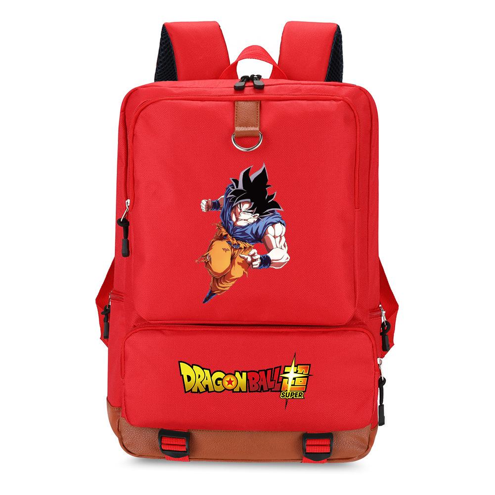 Cartoon Animation Dragon Ball Schoolbag Backpack Student Schoolbag Men'S And Women'S Travel Bag Computer Bag