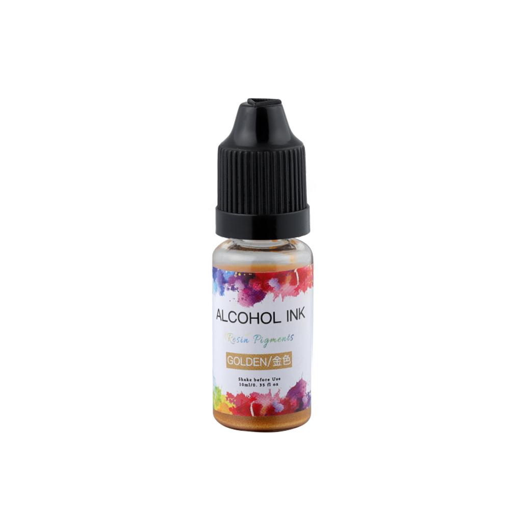 10ml Epoxy Resin Diffusion Pigment Resin Pigment Alcohol Ink Liquid Colorant Dye Diffusion Ink for Epoxy Dyeing Jewelry Making