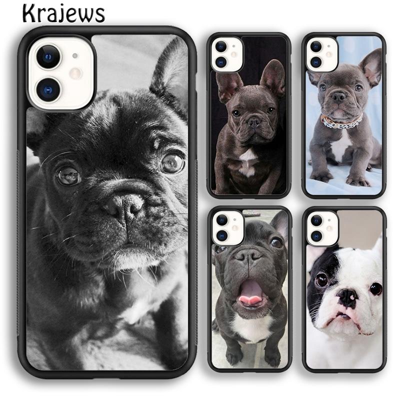 French Bulldog Silicone Soft Phone Case Cover For iPhone 17 Air 16 15 14 plus 12 13 pro max Fundas