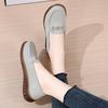 Genuine Leather Women's Non-Slip Loafers - Soft Sole, Comfortable Flats for Middle-Aged and Elderly