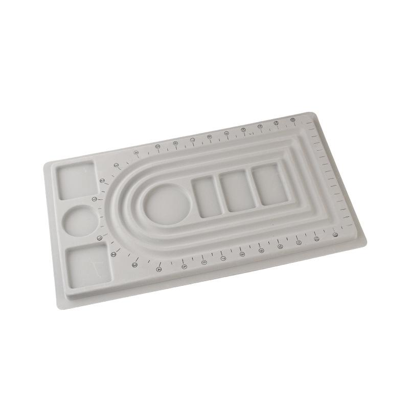 Portable Bead Board For Bracelet Necklace Tray Beading Accessories Measuring Tools Crafts For Jewelry Making DIY PP Beading Tool