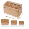 Large Capacity Colorful Felt Makeup Bag Organizer - Foldable & Durable Storage Liner