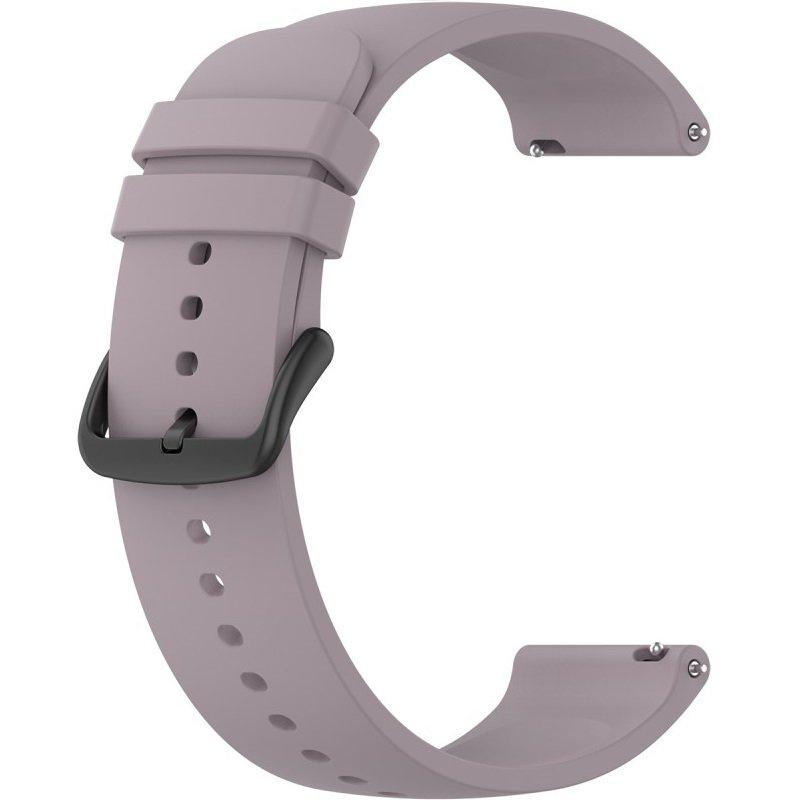 Universal Silicone Strap 20mm, with loop, Purple