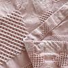 Plaid Cotton Gauze Blankets For Beds Summer Breathable Quilt Blanket Bed Sheet Bedspread Sofa Cover Throw Blankets Dusty Pink