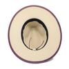 Unisex British Style Woolen Jazz Hat Large Brim Pearl Spray Hat
