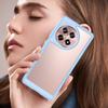 For OnePlus 12R 5G Phone Case WANLONFENG XC Series TPU Acrylic Cover with Tempered Glass (Big Lens Hole)