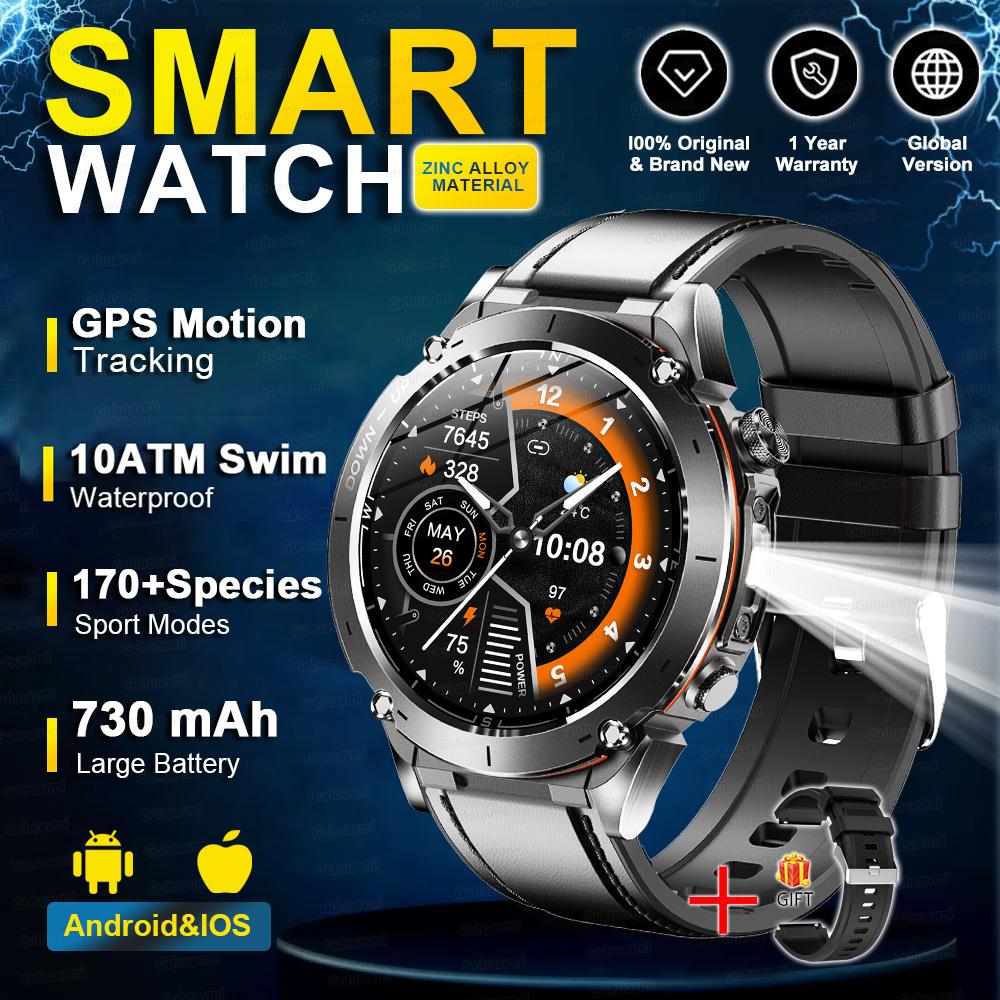 Adventure GPS Ultimate Military Edition SmartWatch AMOLED 10ATM Waterproof 730Mah Bluetooth Call Clock Man Sports Watches