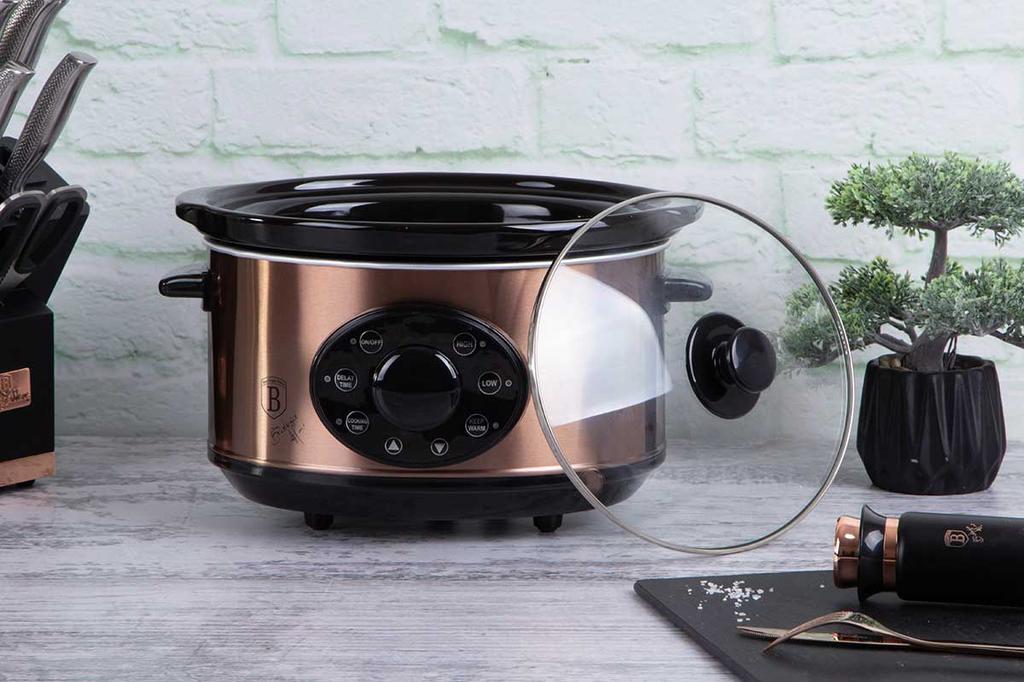 Electric Slow Cooker 3.5L Berlinger Haus Bh-9383 Rose Gold