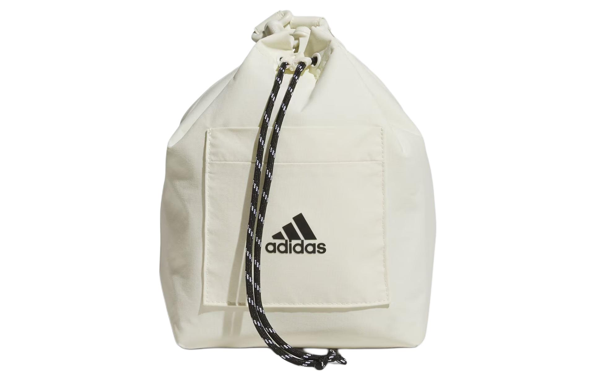 

Adidas Polyamide Shoulder Bag, Crossbody Bag, Bucket Bag, Handbag Regular Women s Ivory White JJ2080