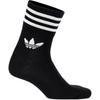 adidas Crew Socks Men's 3 Pack Black IL5022