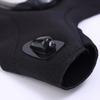 Night Outdoor LED Magic Strap Fingerless Gloves Motorcycle Bicycle Night Safety Riding Waterproof Fishing Glove Moto Accessories