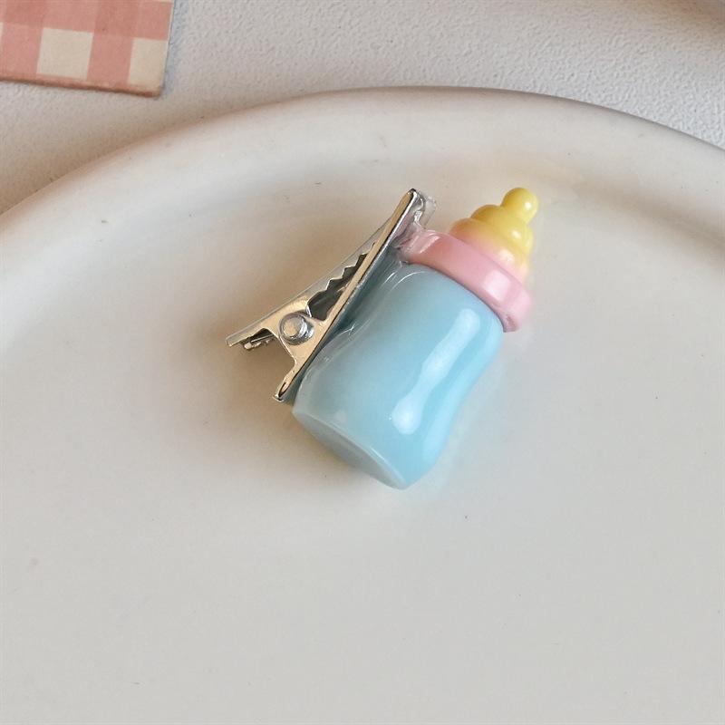 

Fashion Cute And Funny Creative Hair Clips Colorful Small Feeding Bottle Hairpins For Women Girls Barrettes Hair Accessories