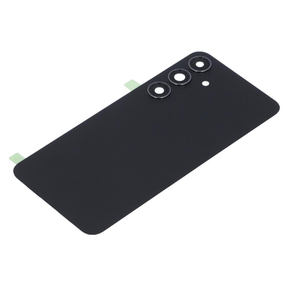 Back Cover Glass Replacement Phone Rear Glass Door with Pre Installed Camera Lens Tape Tools for Galaxy S24 Plus Black