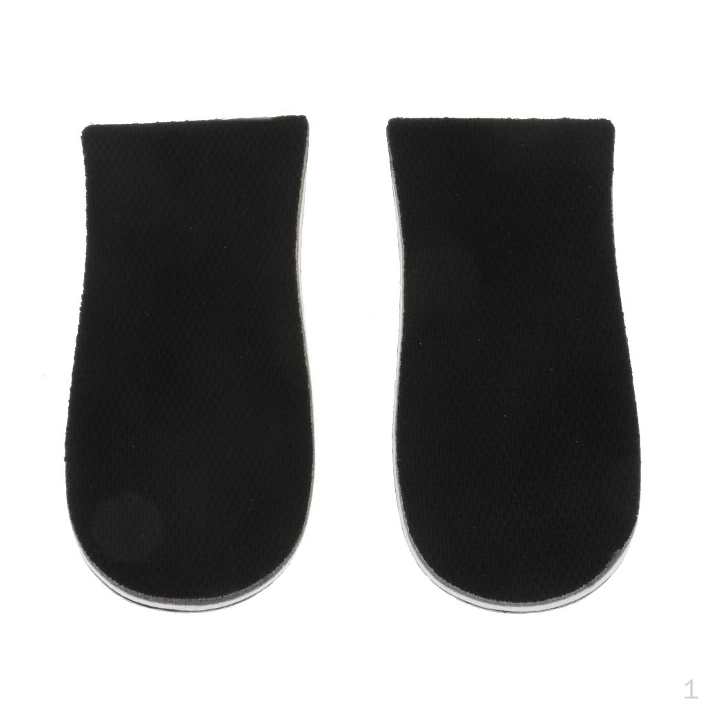 

Adult Height Increase Cushion Memory Foam Lifts Shoe Half Insoles Pads 4.3cm