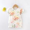 Tuta Jumpsuit Romper in Cotone Jacquard per Bebè 2025, 0-1 Anno, Body Sottile ed Elegante Classe A