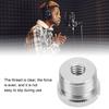 Mic Stand Adapter 5/8 Inch Male to 1/4 Inch Female Screw Thread Adapter for Camera Monitor Microphone Stand