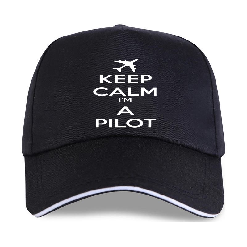 Новый PILOT AVIATION FLYING — KEEP CALM IM A PILOT — отличный подарок в стиле хип-хоп, бейсболка с принтом, забавные топы