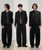 Hyoji Crop Modular Setup Suit Set (F01-Black)