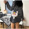 Plush Crossbody Cartoon Doll Bag with Chain - Trendy Blind Box Design