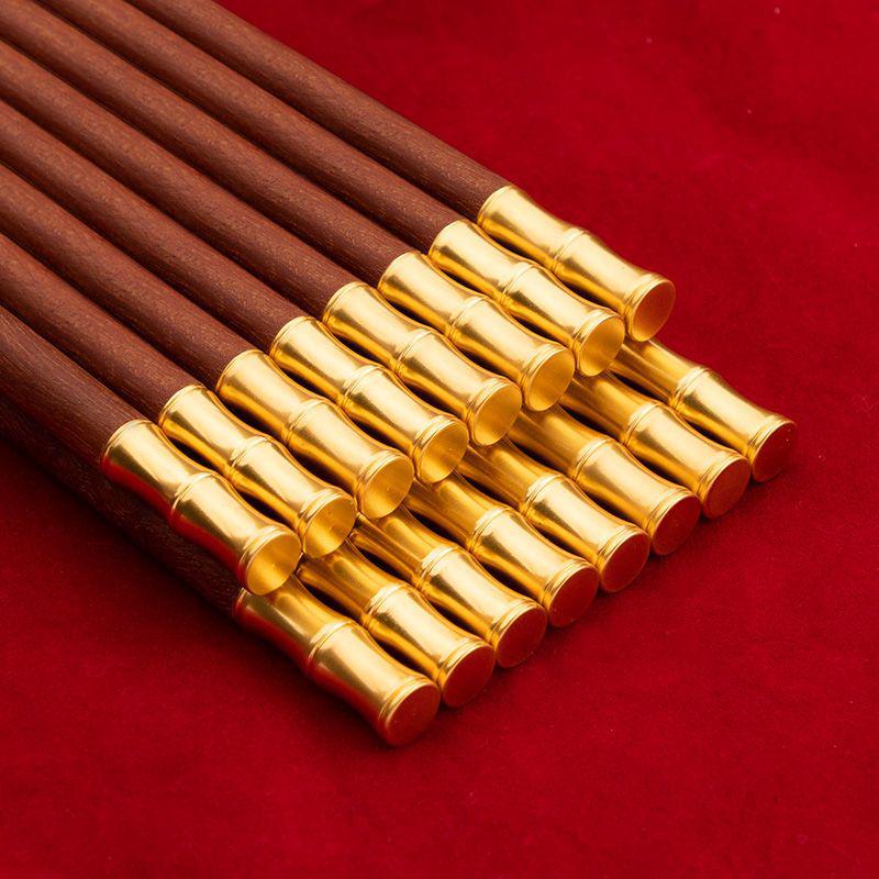Red Sandalwood Chopstick Gift Set: Unlacquered, Unwaxed Solid Wood for One Person