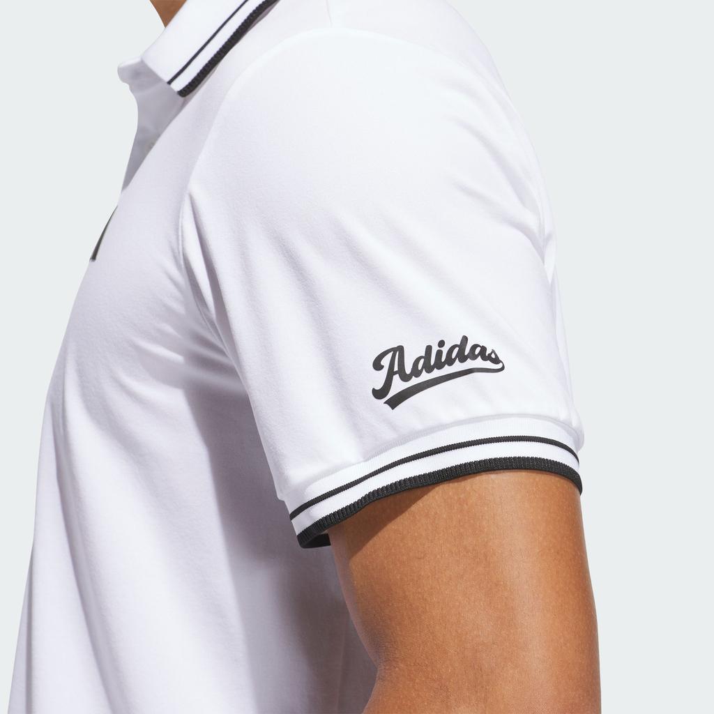 Adidas Golf Clothing Men's White Polo Collar