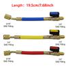 Air Conditioning Refrigerant Ball Valve 1/4" SAE Straight Shut-Off Valve for R134A R410A R22 R12 Charging Hoses AC Refrigerant Mass Air Flow 3