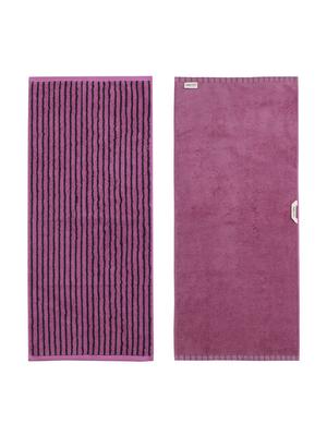 Nau Orchid Stripe Face Towel Pink