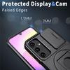 For Samsung Galaxy A05s 4G Case Built-in KickstandTPU+PC Phone Cover Slide Lens Protection
