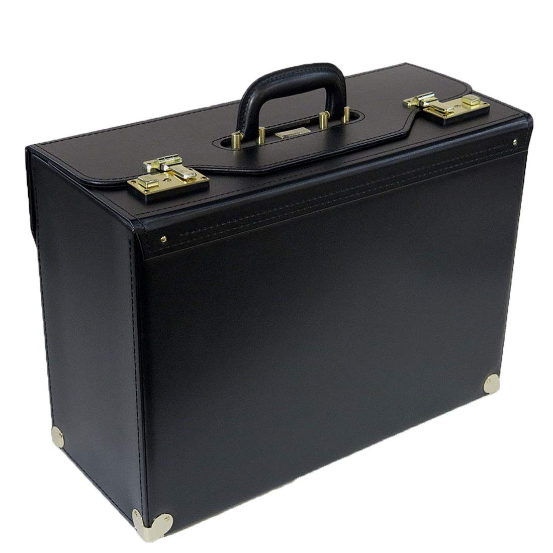 

Чохол для літака з синтетичної шкіри Pilot Case 47cm Wide Gusset 20038 [JC HAMILTON] [A3F Compatible] (Чорний чорний