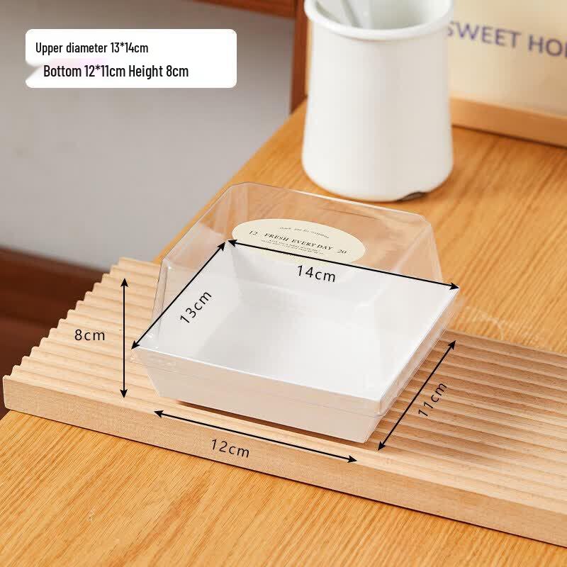 Elevated Square Cake Slice & Dessert Box