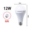 E27 Rechargeable Emergency LED Lamp Bulbs 7W 9W 12W 15W High Brightness Light Bulb Outdoor Camping Fishing Portable Lamps Lights