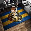 Football Club Emblem Office Rug Chair Mat, Game Carpet, Suitable for Front Door, Bedroom, Living Room, Desk, Holiday Gift