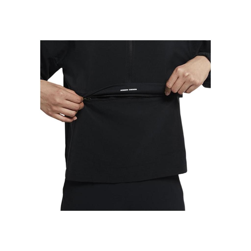 Nike Packable American Vintage Portable Pocket Half-Zip Woven Training Top Women Tops Black DA0384-010