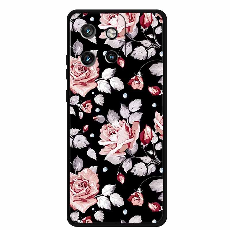 Soft Case For Motorola Moto G75 5G Cover Silicone Print Luxury Flower TPU Soft Phone Cases For Moto G75 5G  Animal Colorful TPU