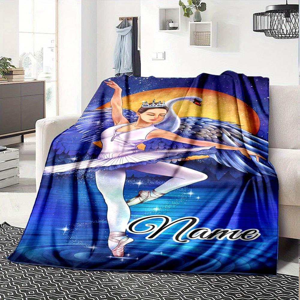 Swan Lake Home Customized Blankets Comfortable Soft Lightweight For Picnics Sofas Offices Beds Living Rooms Perfect Gifts For Friends' Birthdayst4