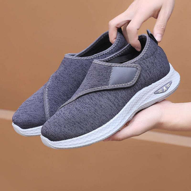 Buty męskie wiosna nowe niestandardowe wygodne buty codzienne powierzchnia materiałowa jeden pedał leniwe antypoślizgowe lekkie oddychające buty taty