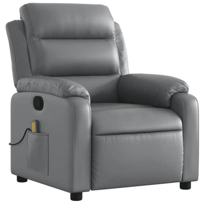 VidaXL Reclining Massage Armchair, Relaxation Chair with Footrest, Seat with Backrest and Armrests Living Room, 373496