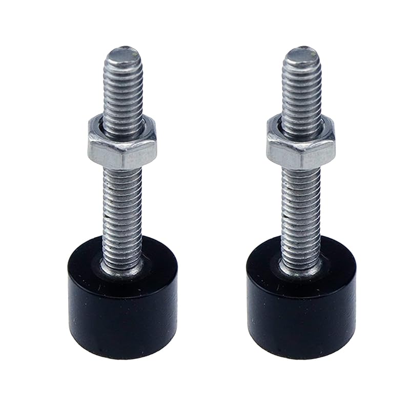 Hood Adjuster Bumper Stopper Rubber Hood Bumper Stop Bolt Nuts M4×20mm, Pack of 2