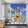 Shower Curtain Waterproof Polyester Fabric Paint Colorful Curtains Cute Digimon Playmats Greymons Home Bathroom Decor With Hook