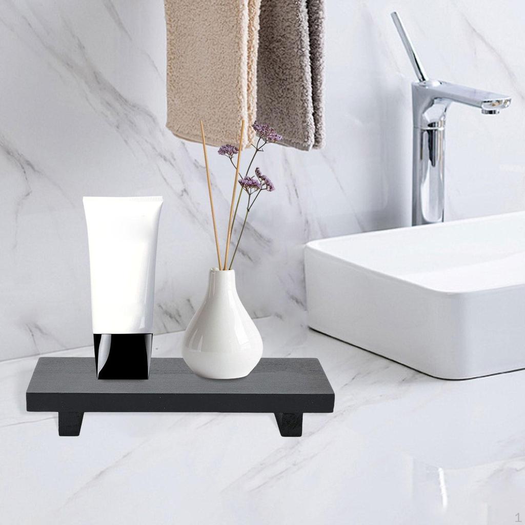 Step of Wooden Pedestal Support Soap for The Kitchen Bathroom