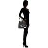 Hapitas Snoopy 2-Way Tote Bag Black Snoopy Face Design Durable Canvas Material