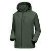 Autumn and winter outdoor casual jackets, men's plus-size jackets, young and middle-aged fleece thickened hooded jackets, trendy cotton clothes