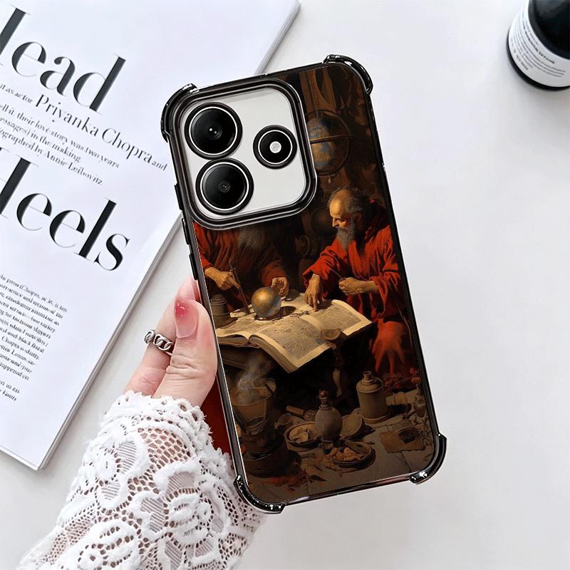 Renaissance Ästhetik Kunst Malerei Weiche Handyhülle Für Xiaomi Redmi Note 14 15 Pro Plus 13 12 11S 11T 5G 10 9S 9 Beschichtung Anti-F