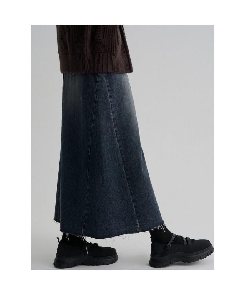 8SECONDS Denim Maxi Skirt Blue