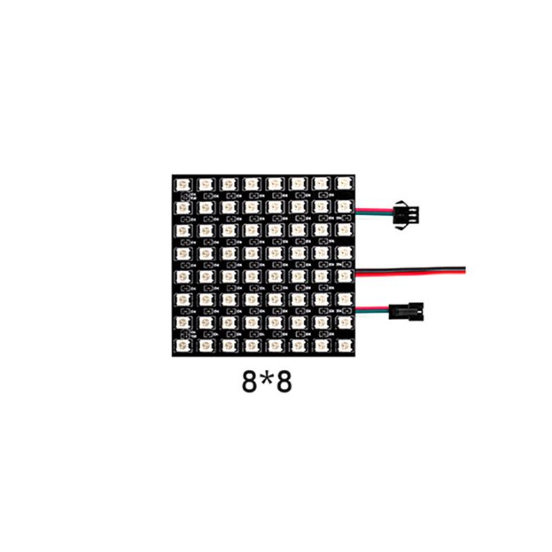WS2812B Waterproof Smart Pixel LED Matrix Panel 5V 8x8 16x16 8x32 Digital Screen for Outdoor Event Decor