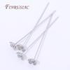 5/10Pcs 18K Gold Plated Flowers Head Pins For Jewelry Making Supplies,DIY Bracelets&Earrings Accessories