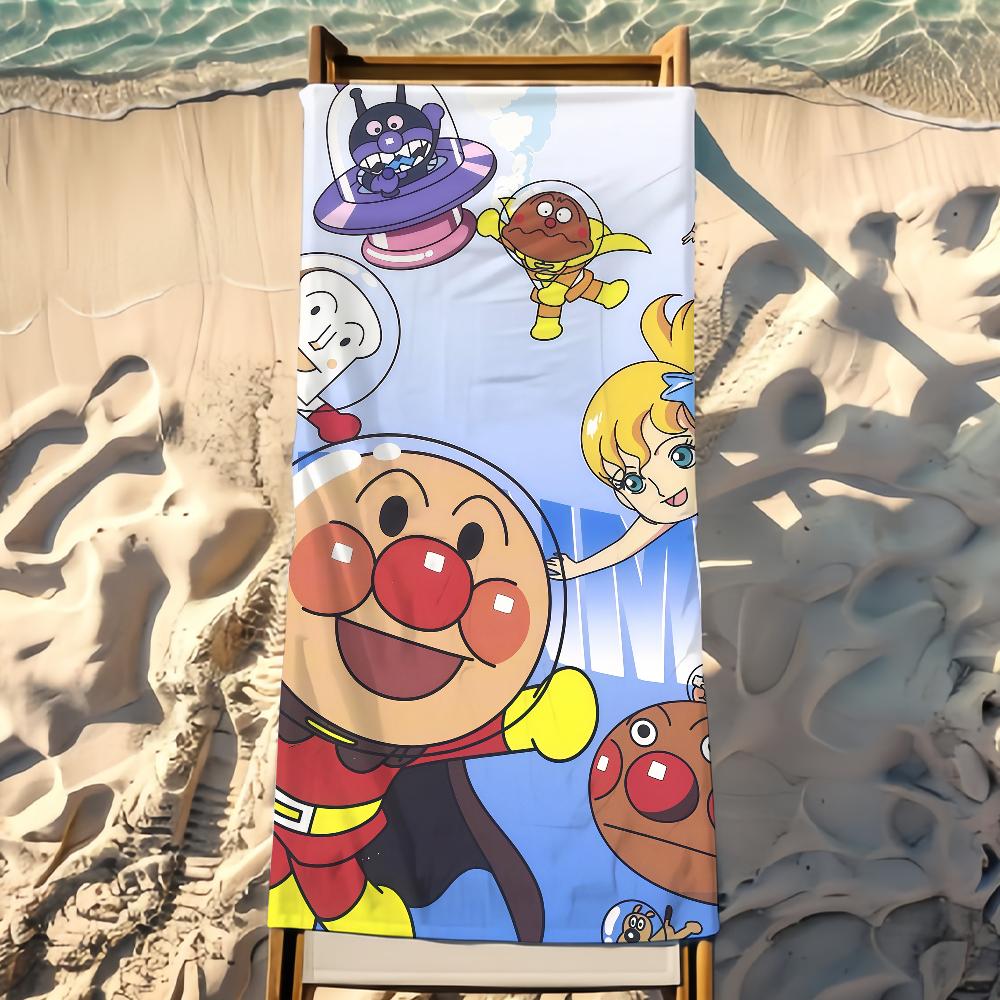 Book Towel Beach Shower Bath  A-Anpanman  Travel Lightweight Skin Friendly for Pool Camping Cruise Summer