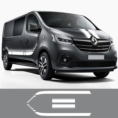 Pour Renault Trafic 2 3 MK3 MK2 camping-car côté porte de voiture autocollants graphiques vinyle Film capot capot décalcomanies Tuning