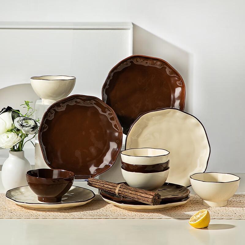 Haoshi Cream Dream 18-Piece Ceramic Dinnerware Set