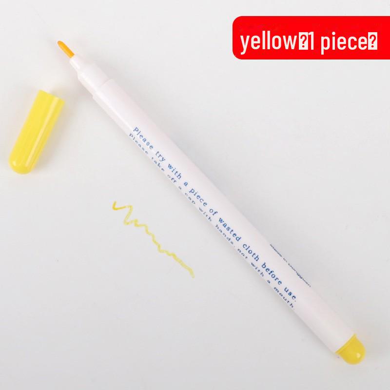Water-Soluble Erasable Pen for Embroidery: Automatically Fading Fabric Marker for Cross Stitch and Sewing Projects